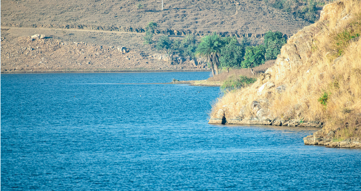 Tidi Dam, a major source of water at Zawar