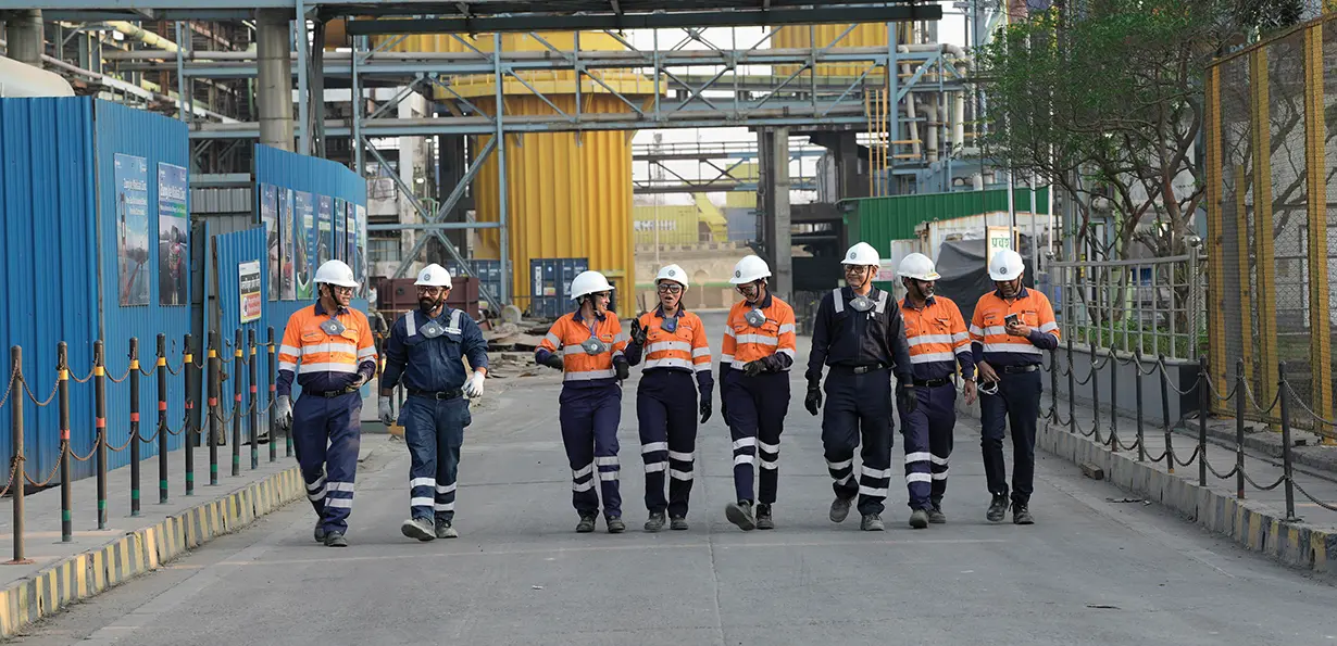 Operational team at site